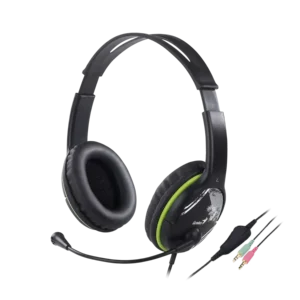 Audifonos con Microfono Genius HS-400A Verde 3.5mm Control Integrado