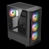 case gamdias athena m6 lite gaming mid tower atx negro 3 x usb panel frontal malla panel vidrio templado