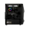 case gamdias athenea e1 elite gaming mid tower atx negro 3 x usb panel frontal de malla vengana de vidrio templado liso