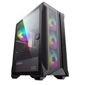 Case Gamemax Brufen C1 Gaming Mid Tower Negro ATX 2 x USB Lateral Vidrio