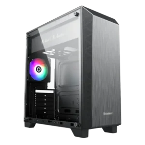 Case Gamemax Nova N5 Gaming Mid Tower ATX Negro 2 x USB Panel Lateral Vidrio Izquierdo