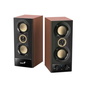 Cornetas Genius SP-HF800BT Madera 3.5MM USB Bluetooth 20W
