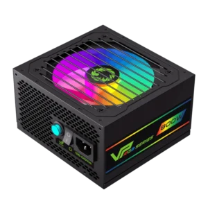 Fuente de Poder Gamemax Gaming 800W VP-800 RGB Bronze ATX 12V Iluminación LED Modular Negro