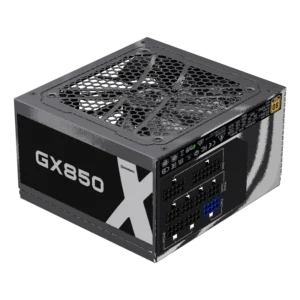 Fuente de Poder Gamemax Gaming 850W GX-850 M ATX 12V Certificación 80 Gold APFC Modular Negro