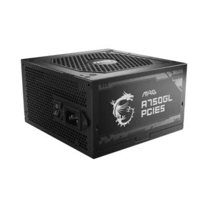 Fuente de Poder MSI Gaming 750W Mag A750GL ATX PFC 100-240V Full Modular 80 PLUS Gold Sata Negro