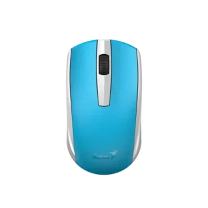 Mouse Genius ECO-8100 1200DPI 3 Botones USB Recargable Ecológico Azul