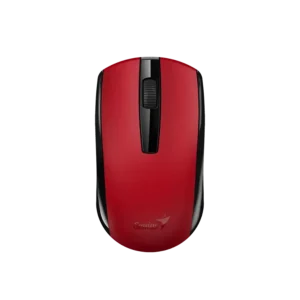 Mouse Genius ECO-8100 1200DPI 3 Botones USB Recargable Ecológico Rojo