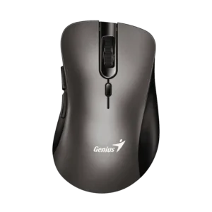 Mouse Genius ERGO-8100S 1600DPI 6 Botones Inalámbrico Reposapulgar Reposadedos Plug & Play Gris Plata