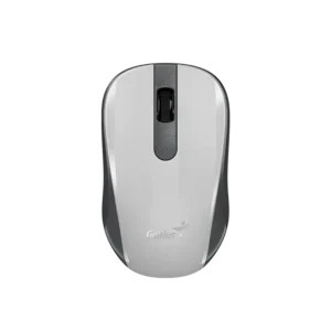 Mouse Genius NX-8008S 1200DPI 3 Botones Inalámbrico Plug & Play Clic Silencioso Blanco Gris