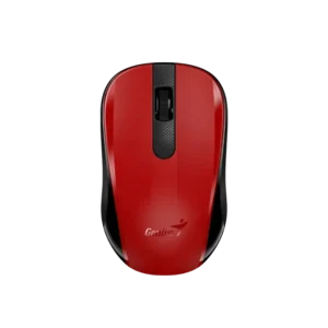Mouse Genius NX-8008S 1200DPI 3 Botones Inalámbrico Plug & Play Clic Silencioso Rojo