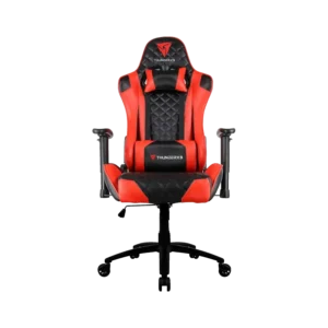 Silla Aerocool Gaming ThunderX3 TGC12 Ergonomica Reclinable Reposabrazos  Asiento Ajustable Negro y Rojo