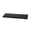 teclado genius 7100x español inalámbrico multimedia resistente a derrames negro