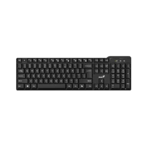 Teclado Genius KB-100X Español USB Tecla de Suspensión Resistente a Derrames Negro