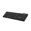 teclado genius kb 100x español usb tecla de suspensión resistente a derrames negro