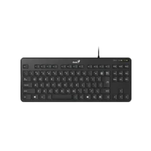 Teclado Genius Luxemate 110 Español USB Multimedia Tamaño Compacto Negro