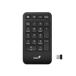 Teclado Genius Numérico Numpad 1000 Portátil Inalámbrico Silencioso Negro