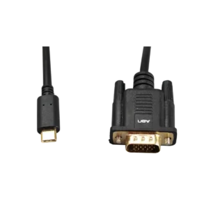 cable aon usb vga 1.8 mts negro