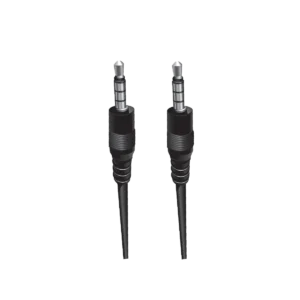 cable argom de audio 3.5mm 1 mt negro
