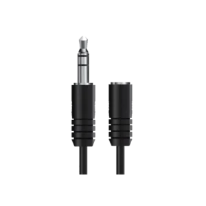 cable argom extension audio mic 3.5mm 1.5 mts negro