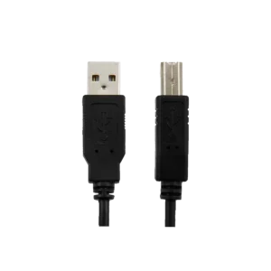 cable argom impresora usb am bm 6ft 1.80 mts negro