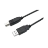 cable argom impresora usb am bm 6ft 1.80 mts negro