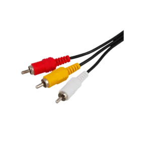 cable argom rca macho to rca macho 1.5 mts negro
