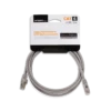 cable argom utp cat 6 puntas metalicas 2 mts gris