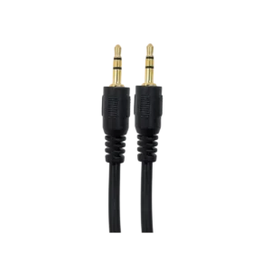 cable jemip de audio macho a macho 1.5 mts negro