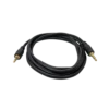 cable jemip de audio macho a macho 1.5 mts negro