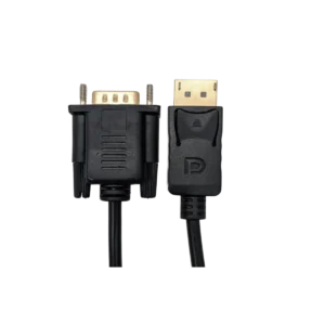 cable jemip dp macho a vga macho 1.8 mts negro