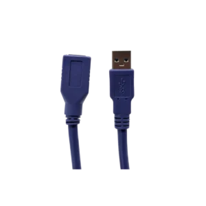cable jemip usb macho a usb hembra 1.8 mts azul