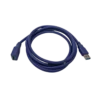 cable jemip usb macho a usb hembra 1.8 mts azul