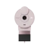 camara webcam logitech facecam brio 300 fhd foco fijo usb rosado