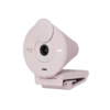 camara webcam logitech facecam brio 300 fhd foco fijo usb rosado