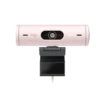 camara webcam logitech facecam brio 500 fhd usb rosado