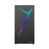 case gamdias argus e4 elite gaming mid tower negro atx 3 x usb panel izquierdo de vidrio templado