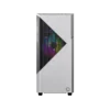 case gamemax contac coc wb gaming mid tower negro gris atx 2 x usb ventana lateral de vidrio