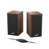 corneta genius sphf180 madera usb 6w