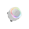 enfriador liquido gamemax iceburg 120 infinity rgb 4 pines 180 w lga 1700 amd am5 blanco (copy)
