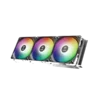 enfriador liquido gamdias aura gl240 v2 3 pines argb lga 1851 intel y amd carcasa giratoria blanco (copy)