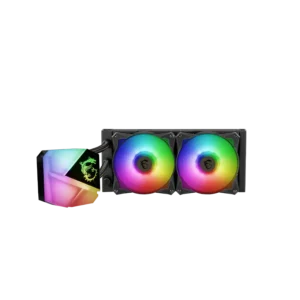 enfriador liquido gamdias aura gl240 v2 3 pines argb lga 1851 intel y amd carcasa giratoria blanco (copy)