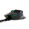 mouse xpg alpha gaming 16000dpi 6 botones usb led rgb diseño ergonómico negro