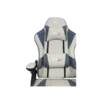 silla jemip gaming elysium 2434 cojín lumbar reposabrazos inclinacion 90 grados blanco gris