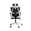 silla jemip office white money ajuste de inclinacion y altura reposabrazos marco blanco