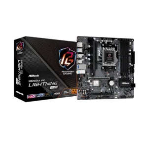 tarjeta madre asrock b650m pg lightning wifi atx socket amd5 4x ddr5 sata usb hdmi