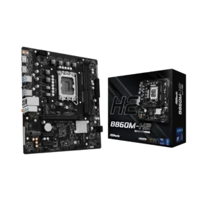tarjeta madre asrock b860m h2 matx socket lga 11851 2x ddr5 sata usb hdmi