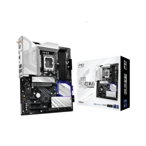 tarjeta madre asrock z890 pro rs wifi socket 1851rl 4x ddr5 sata usb hdmi dp blanco