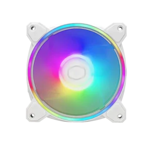 ventilador cooler master fan mf120 halo 2 doble led argb rpm blanco