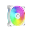 ventilador cooler master fan mf120 halo 2 doble led argb rpm blanco