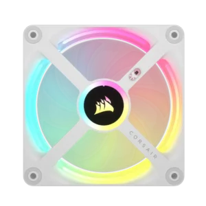 ventilador corsair icue link qx120 rgb rpm blanco